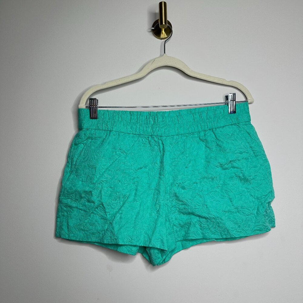 J. Crew Pink Women's Pull-On Jacquard Casual Shorts Size 6
